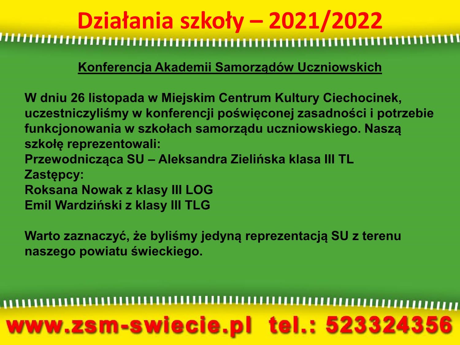 Zespół Szkół Menedżerskich w Świeciu – prezentacja (zdjęcie 34)