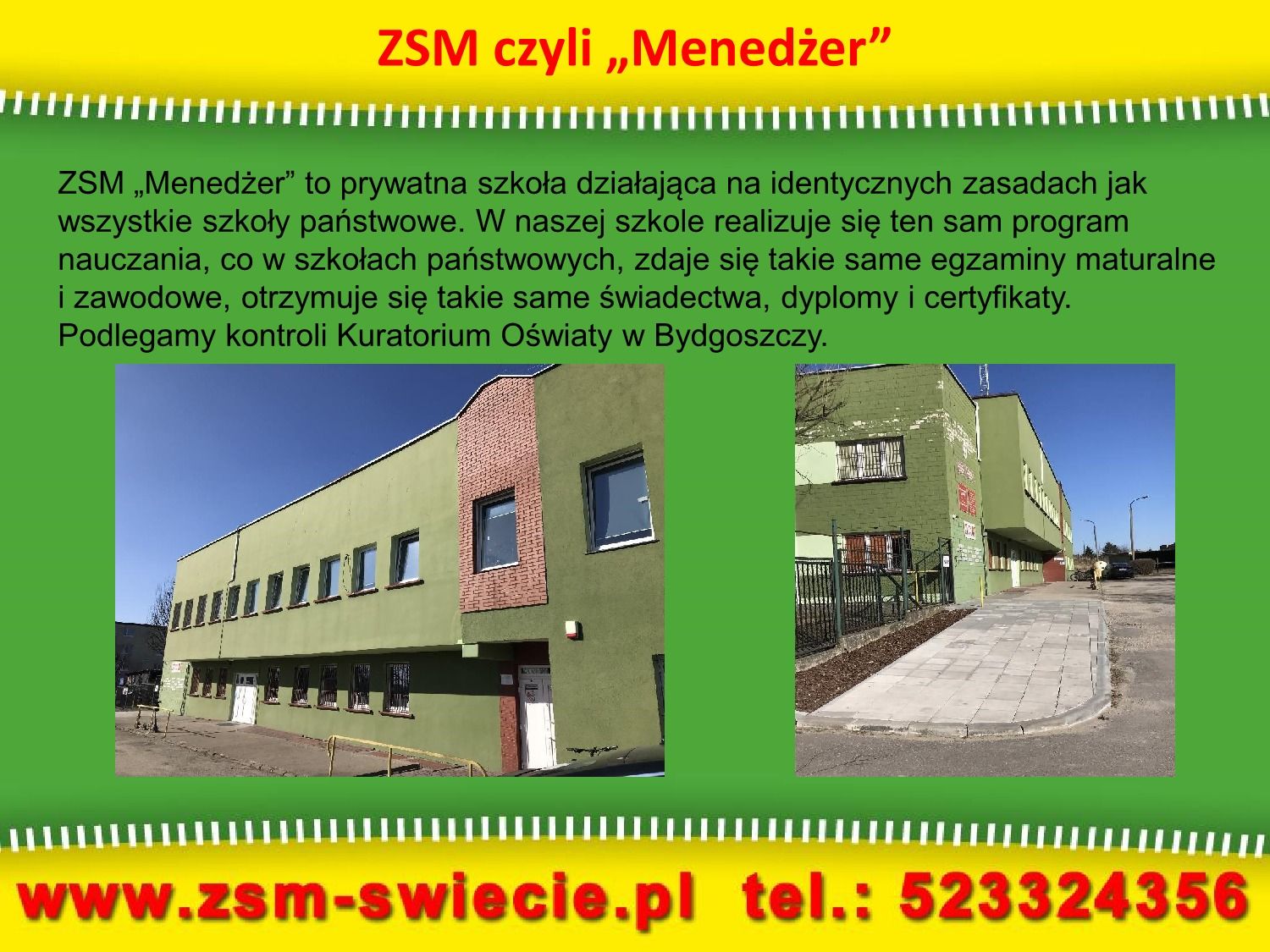 Zespół Szkół Menedżerskich w Świeciu – prezentacja (zdjęcie 2)