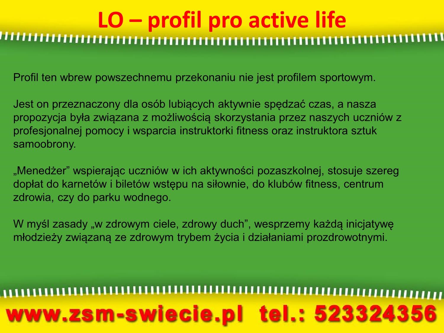Zespół Szkół Menedżerskich w Świeciu – prezentacja (zdjęcie 18)