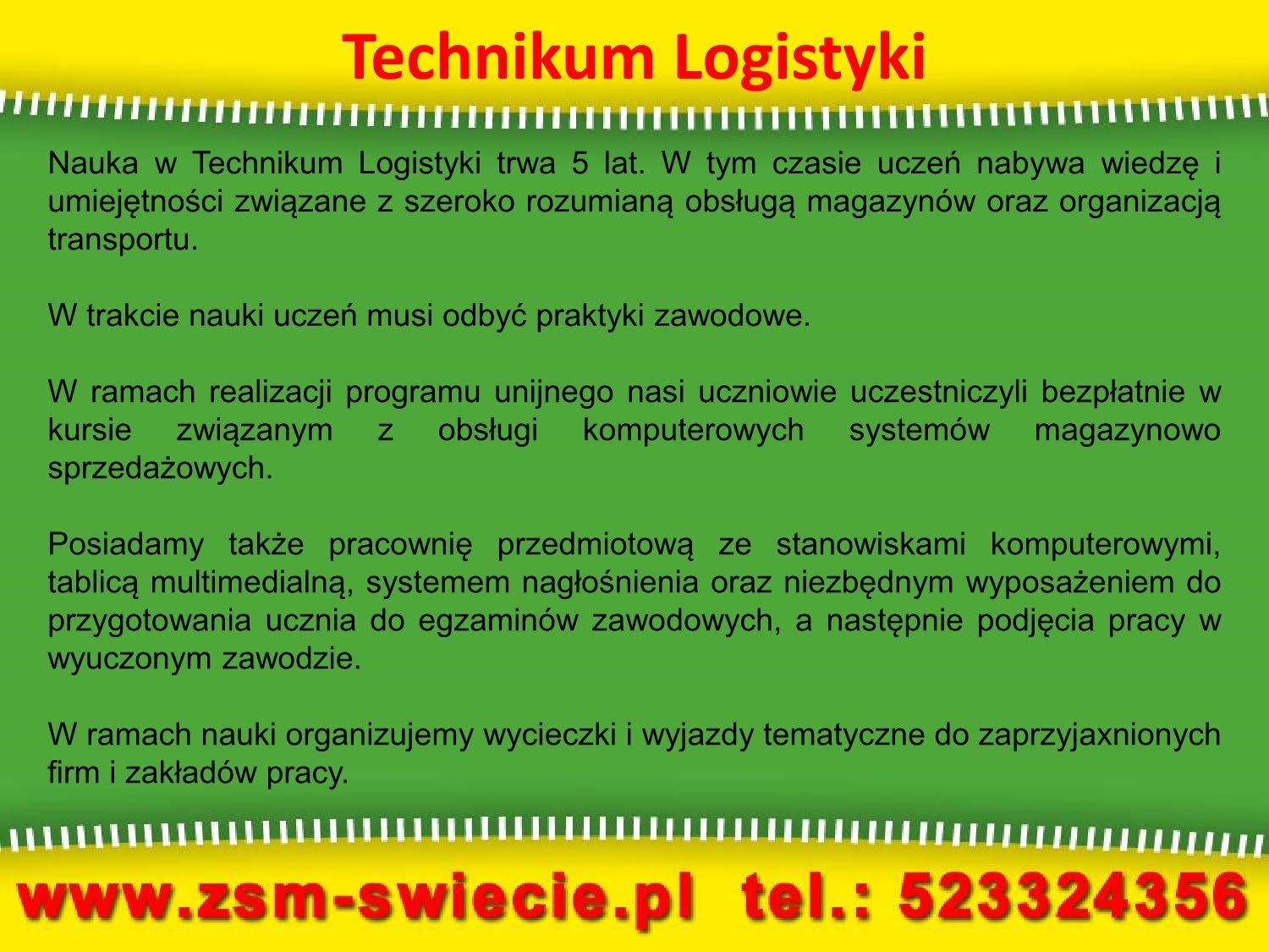 Zespół Szkół Menedżerskich w Świeciu – prezentacja (zdjęcie 23)