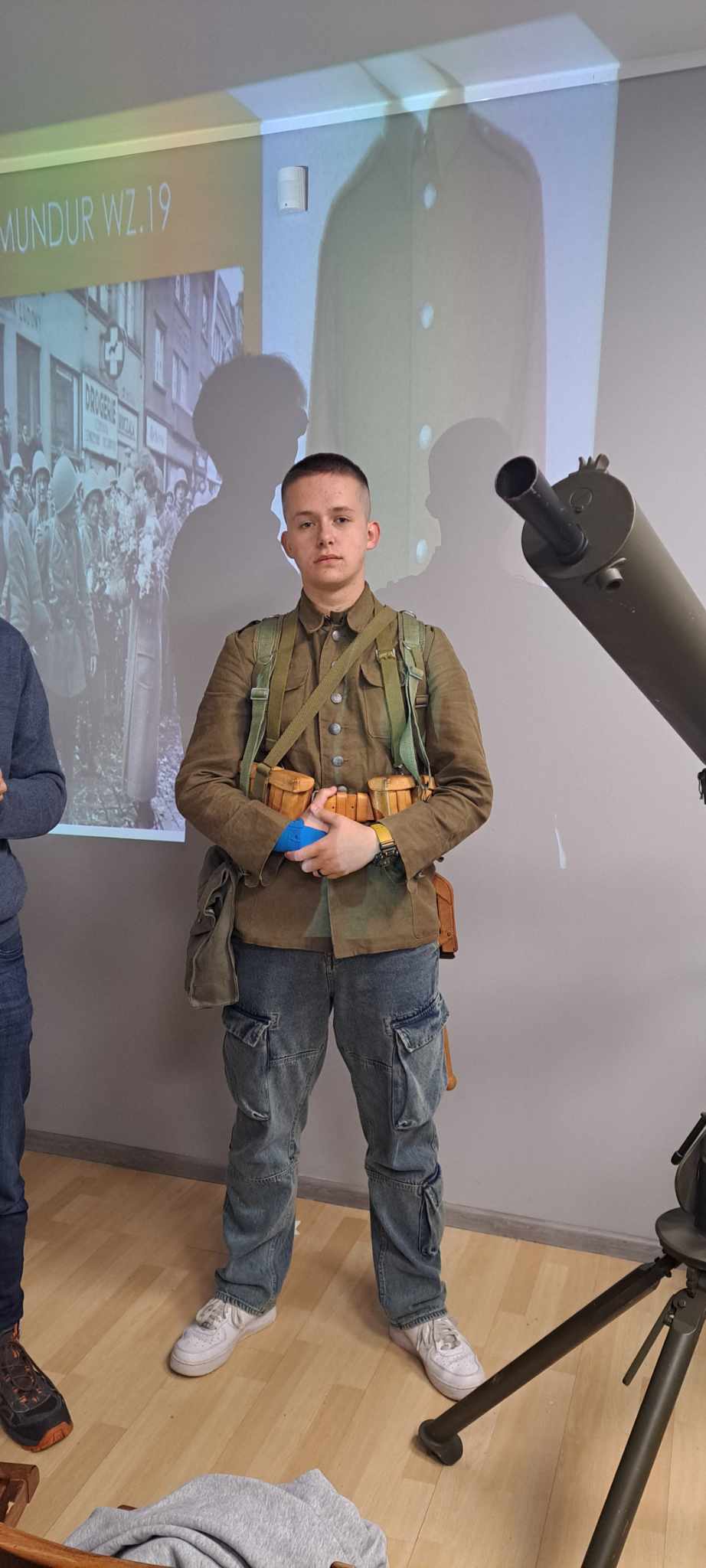 Serdecznie dziękujemy za zaproszenie na wspaniałą żywą lekcje historii Panu Michałowi Golińskiemu! W